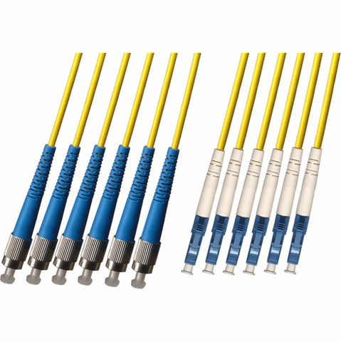 FC/LC 6 Strand Fiber Optic Cable (9/125) Singlemode 100M