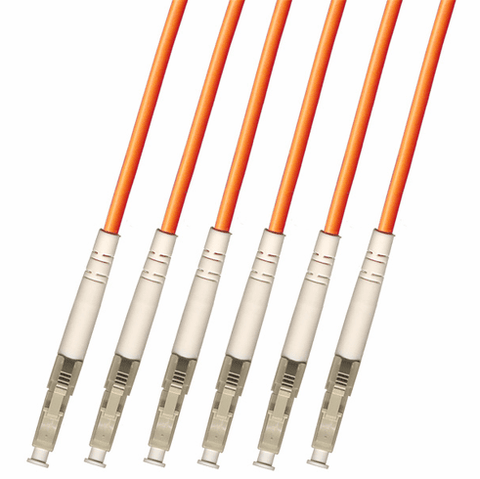 LC/LC 6 Strand Fiber Optic Cable (50/125) Multimode 100M